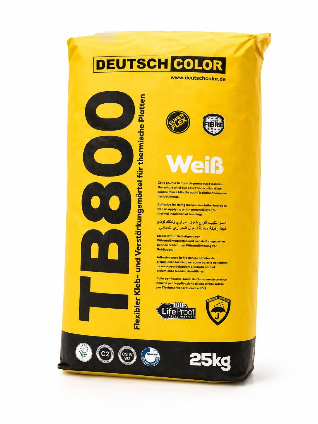 Produit DEUTSCH COLOR TB800 en sac de 25 kg
